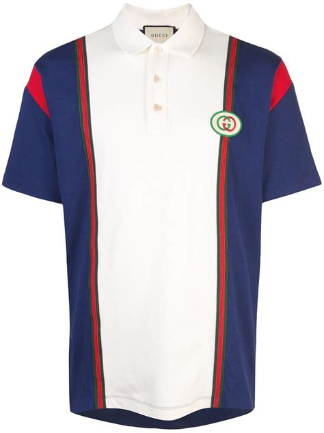 mens blue gucci polo|gucci polo shirts men's sale.